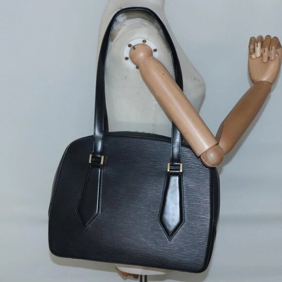 LOUIS VUITTON Epi Voltaire Shoulder Bag Black M52432 LV Auth ki5814 - Picture 1 of 16